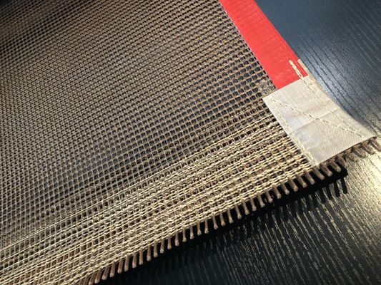 ارتفاع درجة الحرارة مقاومة 4 * 4 مم الحزام الناقل Ptfe